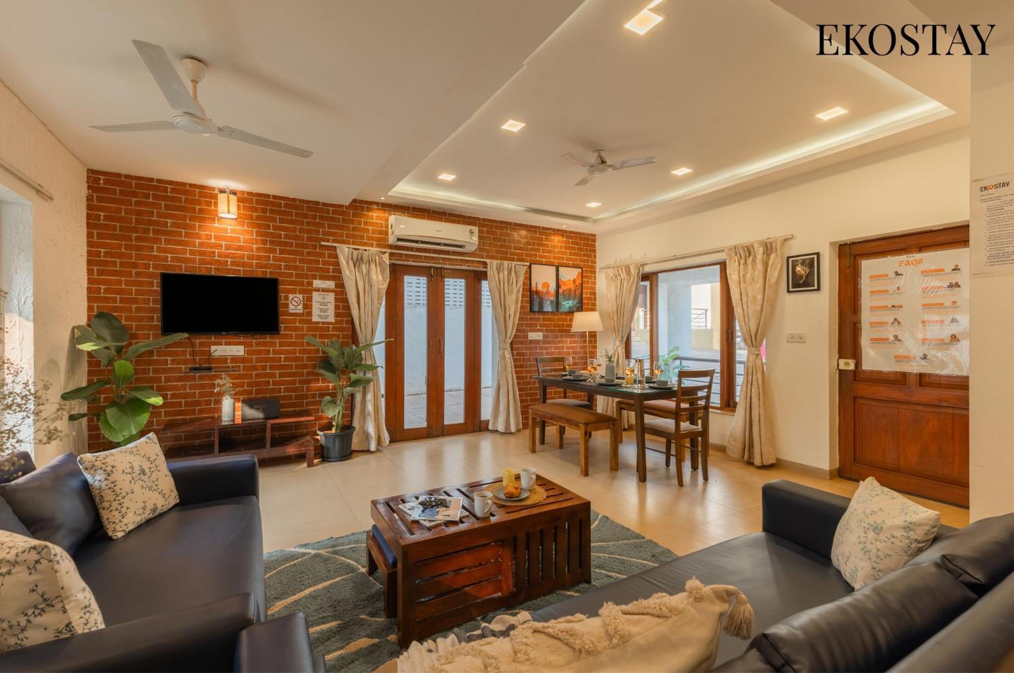Eko Stay - Solace Villa I Charming Villa Close To Candolim Beach エクステリア 写真